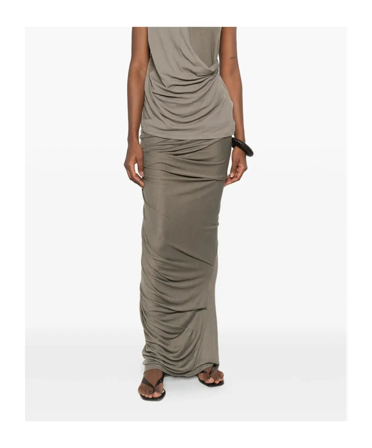 Entire Studios Dia Draped Knitted Skirt