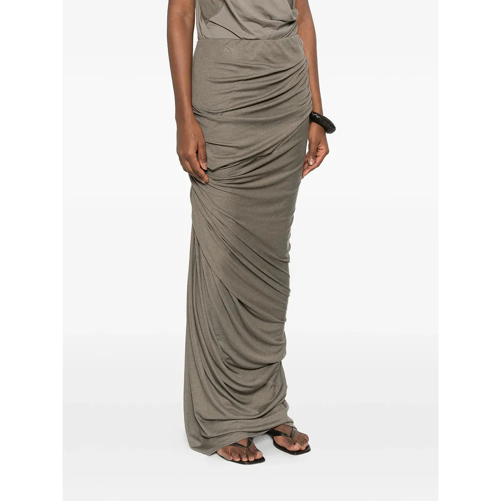 Entire Studios Dia Draped Knitted Skirt