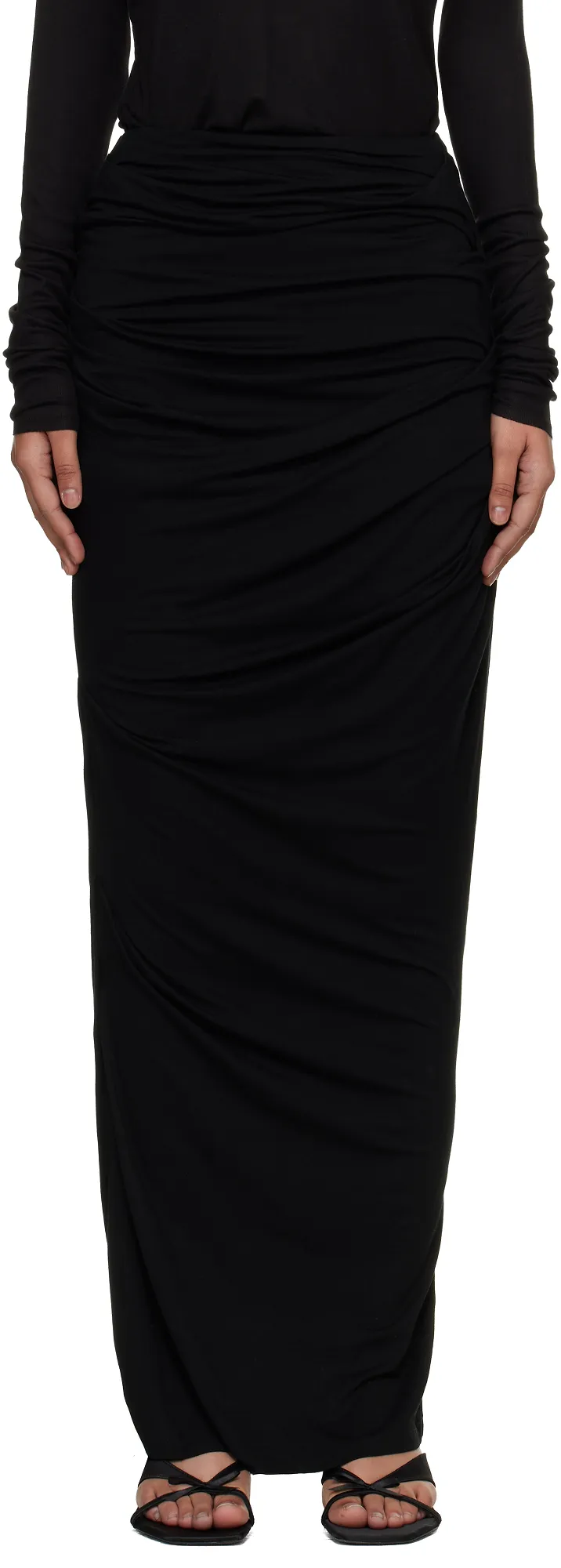 Entire Studios Draped Maxi Dress