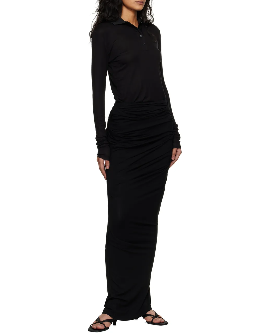 Entire Studios Draped Maxi Dress