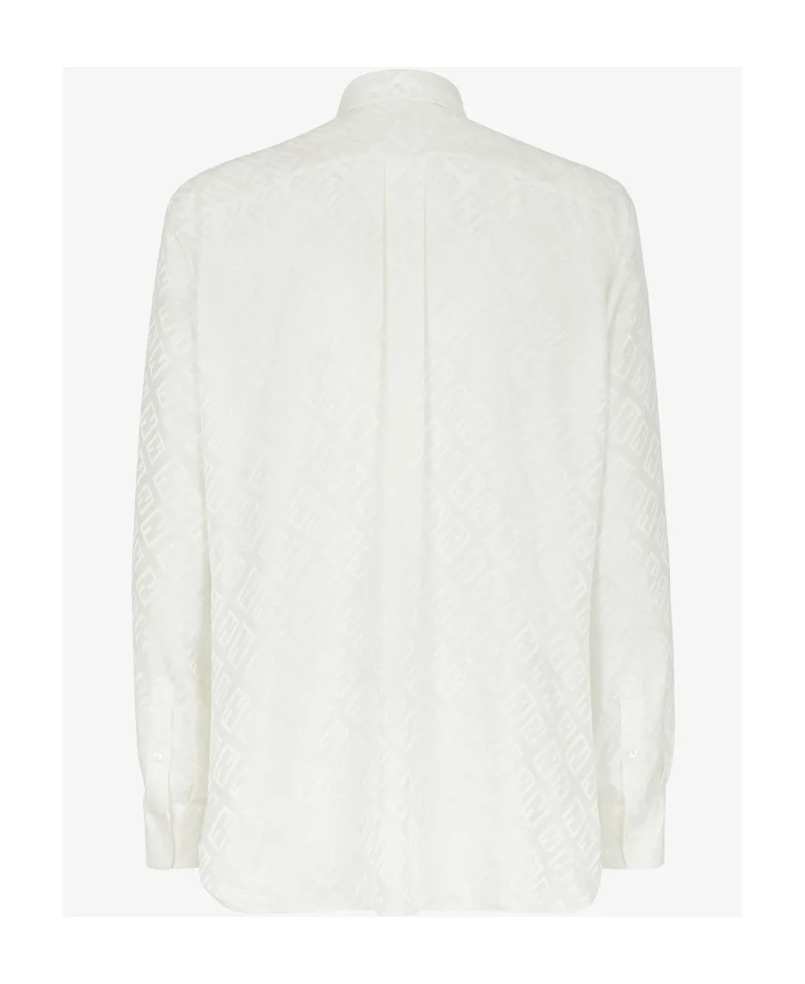 White Silk Shirt