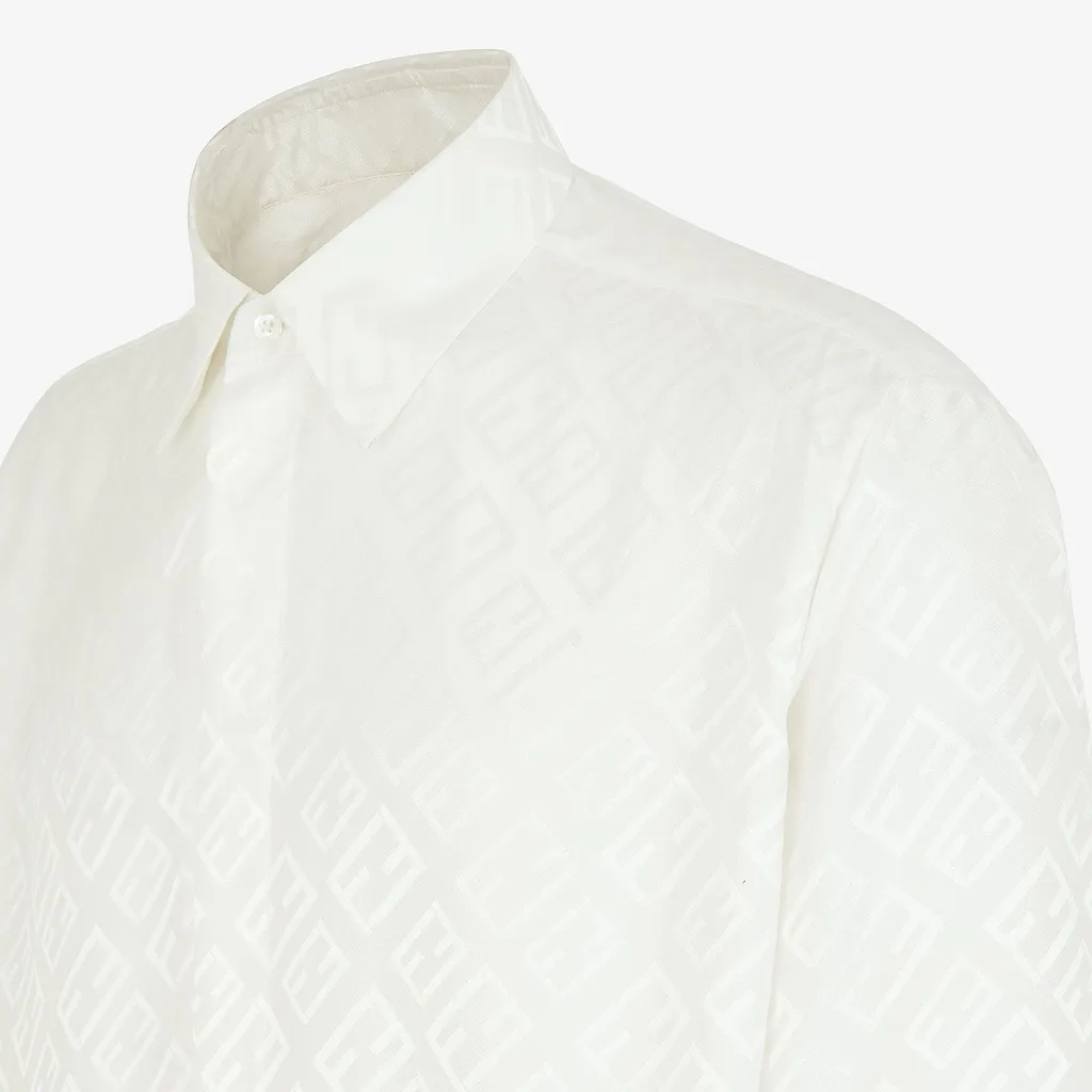 White Silk Shirt