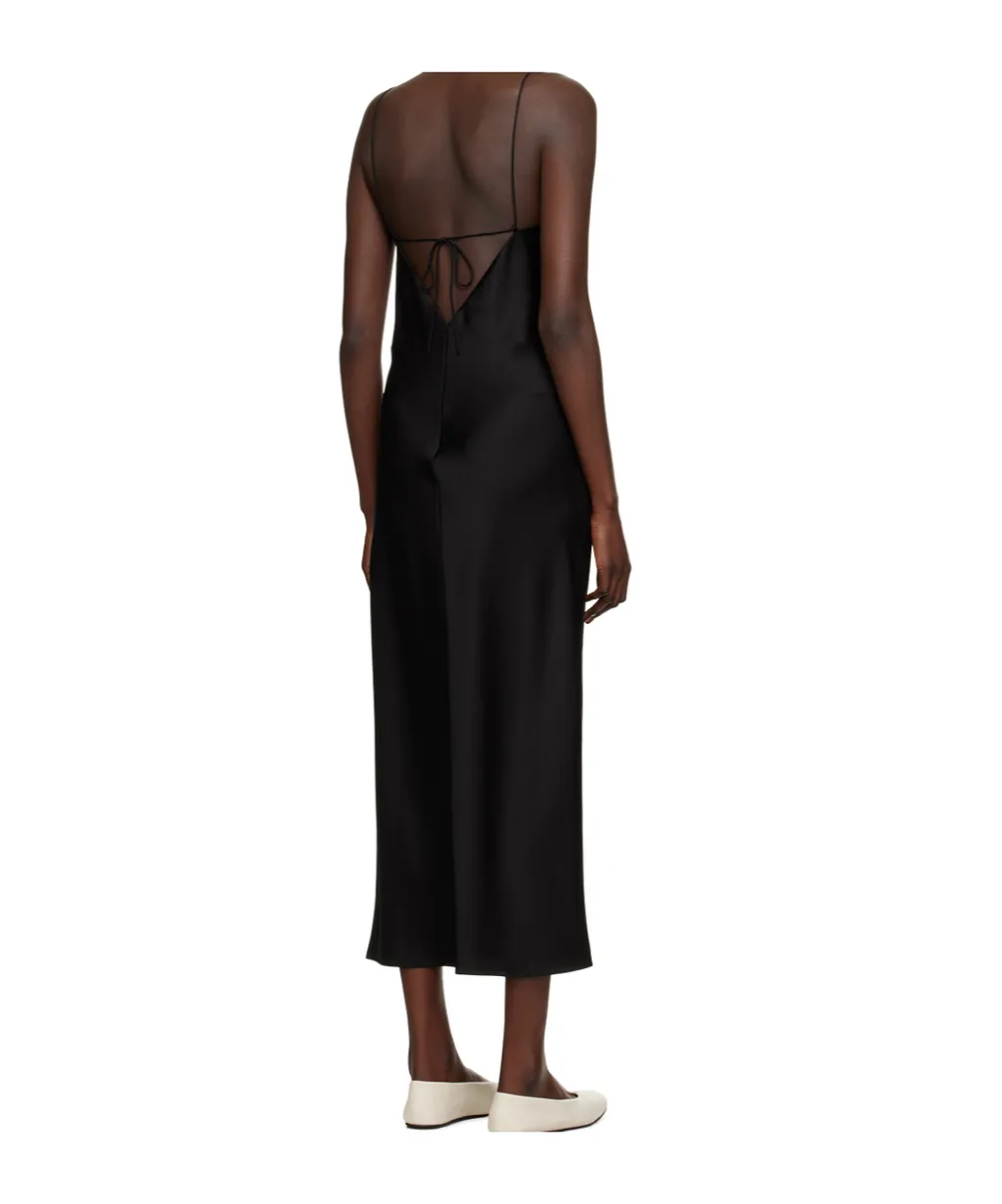 Black Slip Maxi Dress
