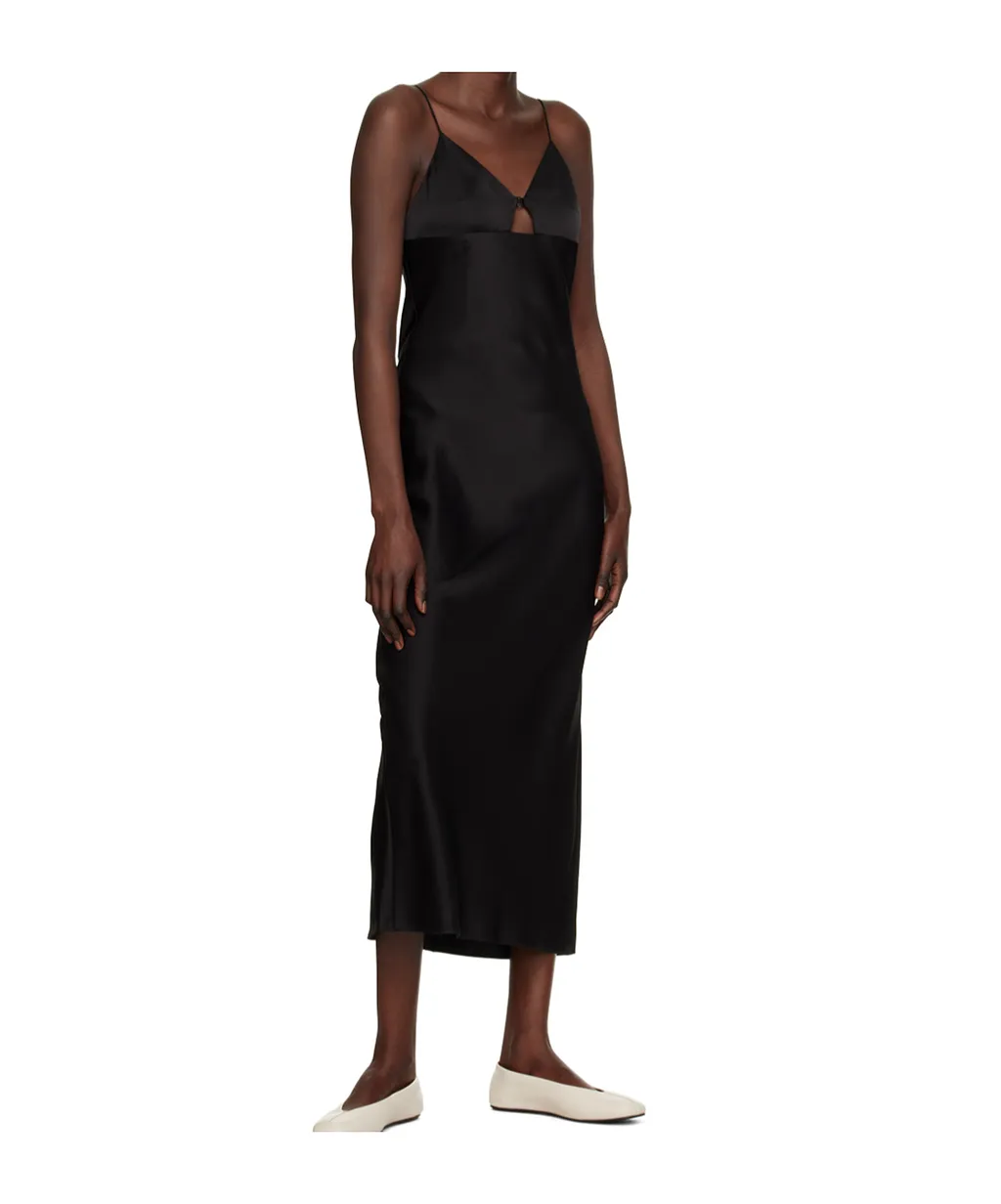 Black Slip Maxi Dress