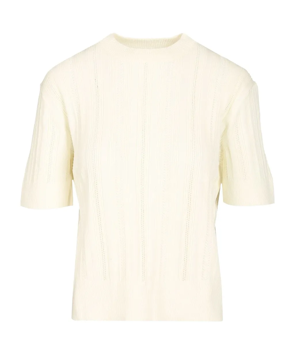 Filippa K Textured Short Sleeve Top