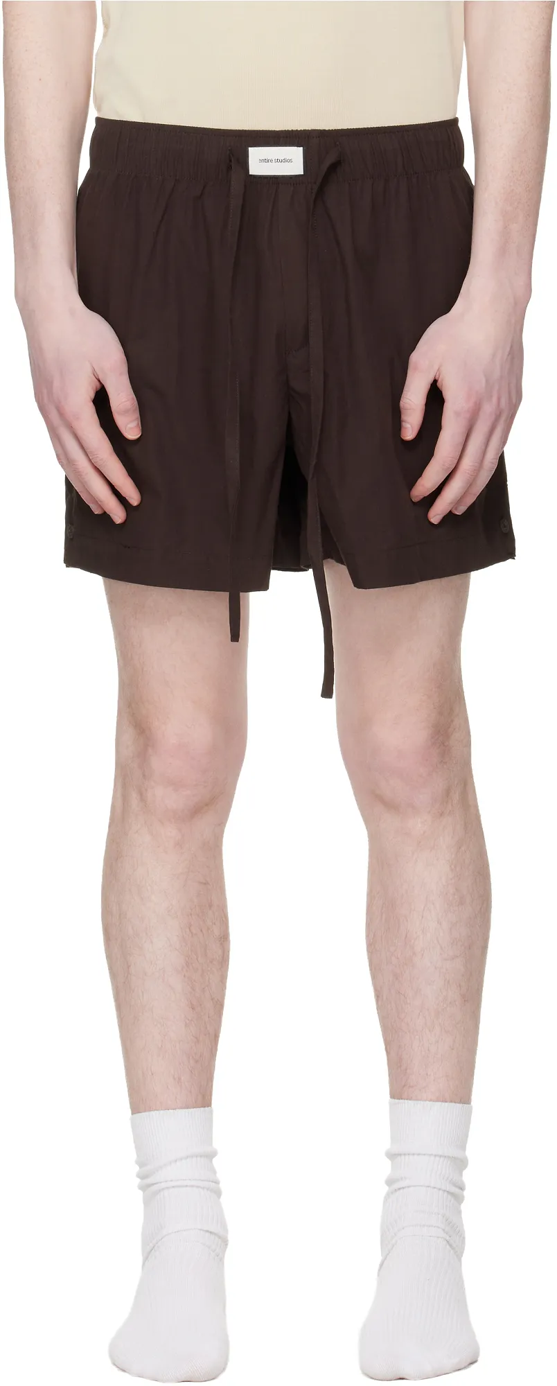 Entire Studios Logo Drawstring Shorts