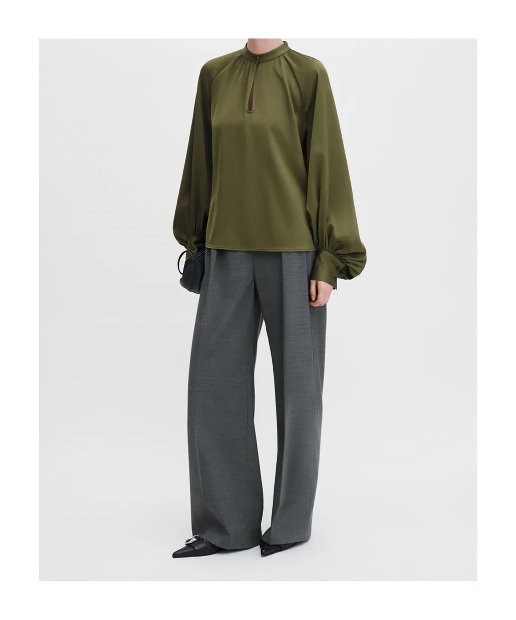 Stand Collar Blouse