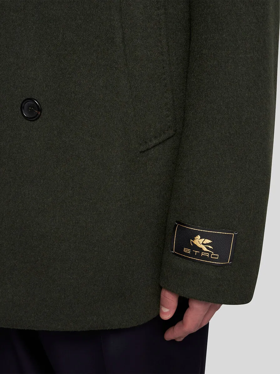 Wool And Cashmere Peacoat