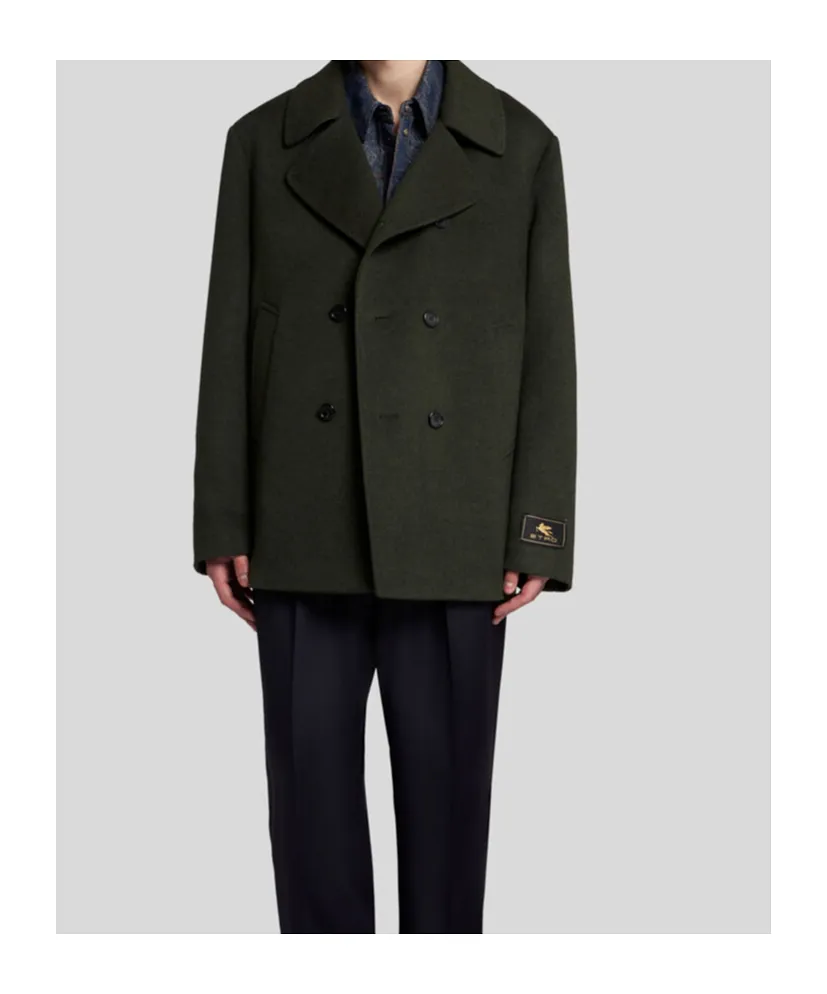 Wool And Cashmere Peacoat