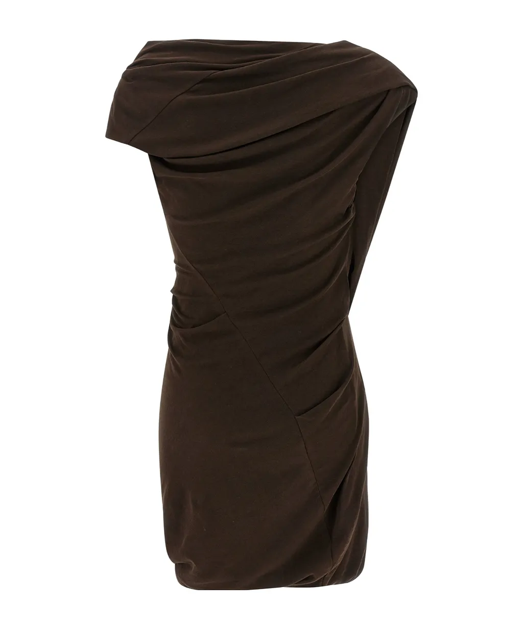 Entire Studios Twist Draped Mini Dress