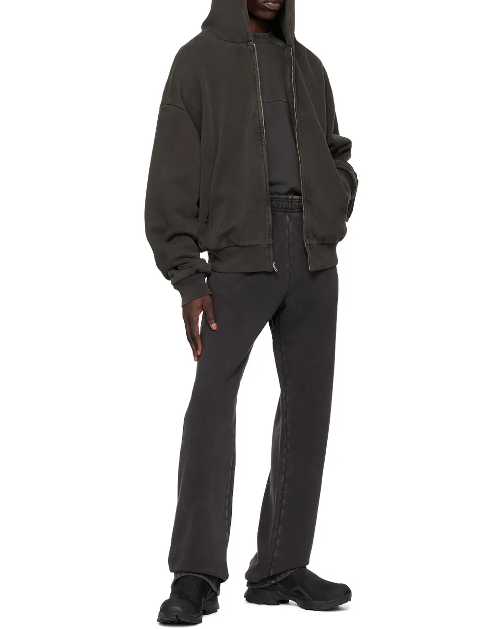 Entire Studios Thermal Zip-Up Hoodie