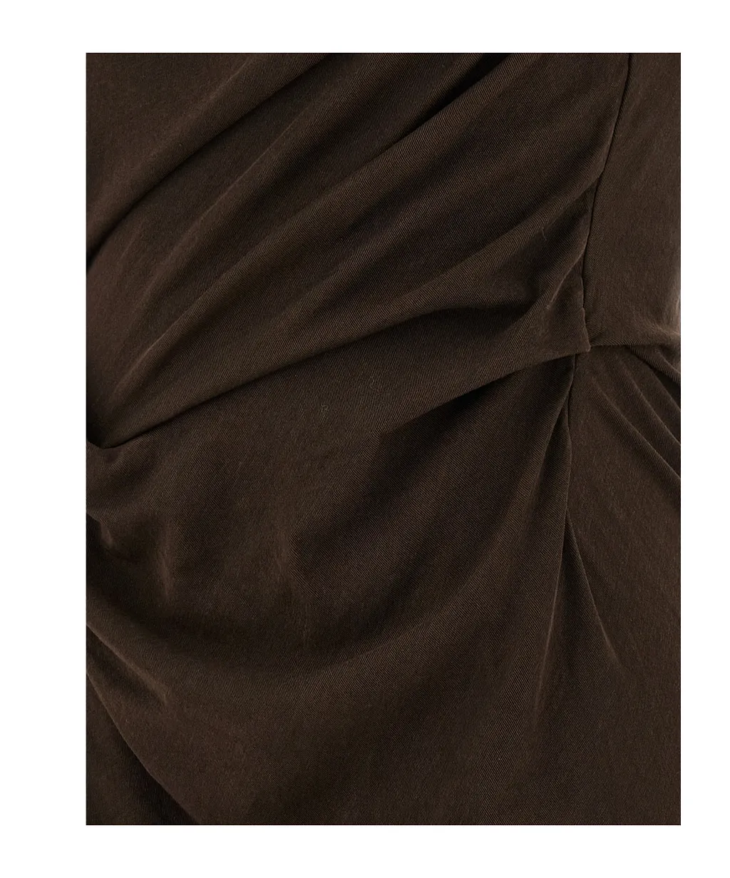 Entire Studios Twist Draped Mini Dress