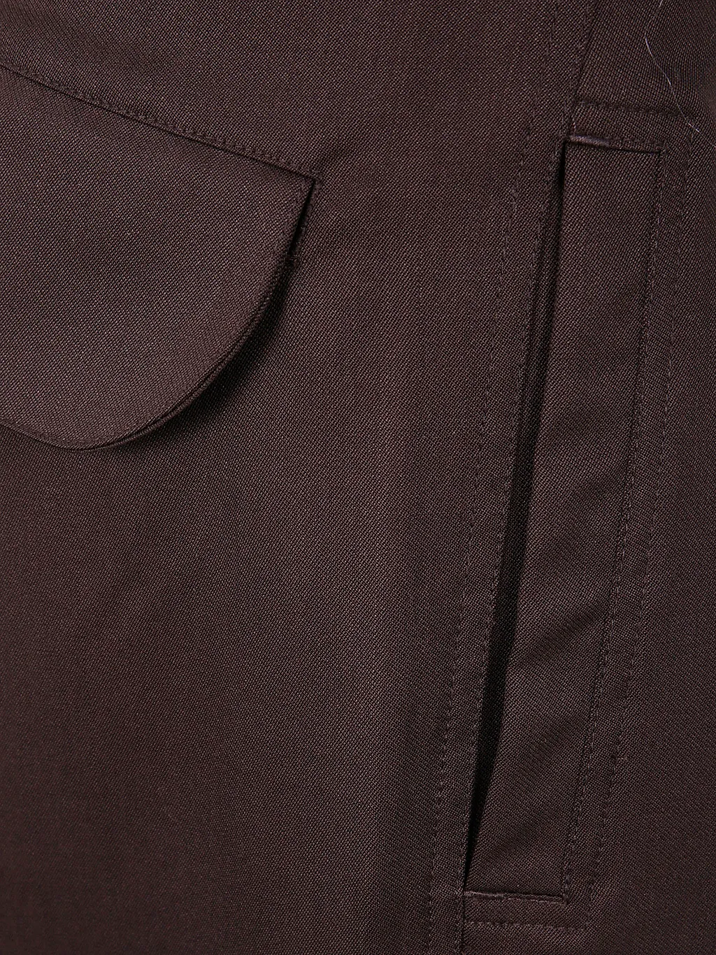 Flap-Pocket Wool Trousers