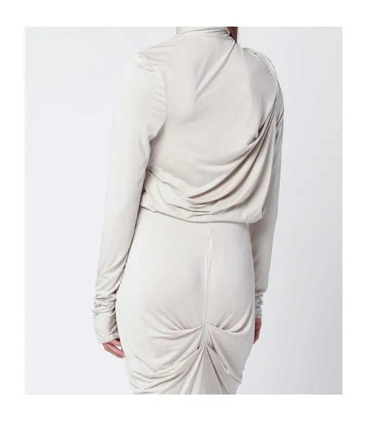 Ivory Draped Top