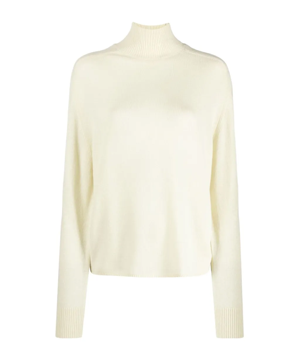 High-Neck Fine-Knit Jumper