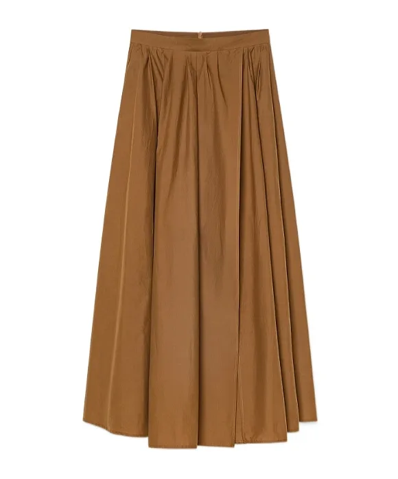 Long Poplin Skirt