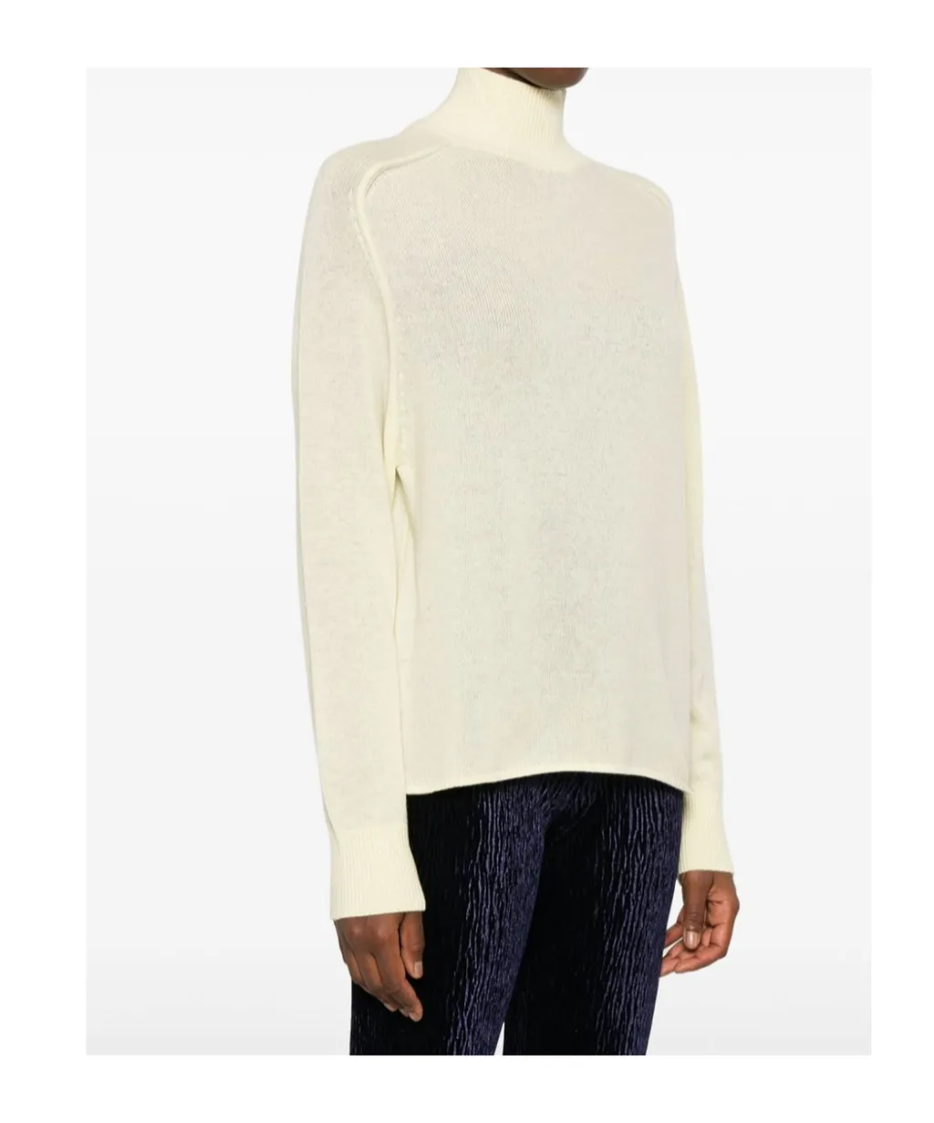 High-Neck Fine-Knit Jumper