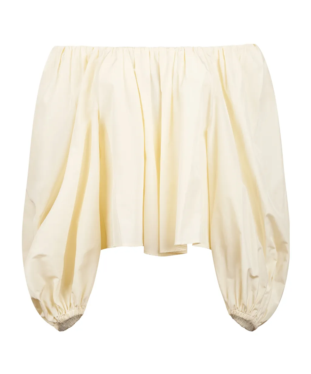 Forte Forte Pleated Long-Sleeved Top
