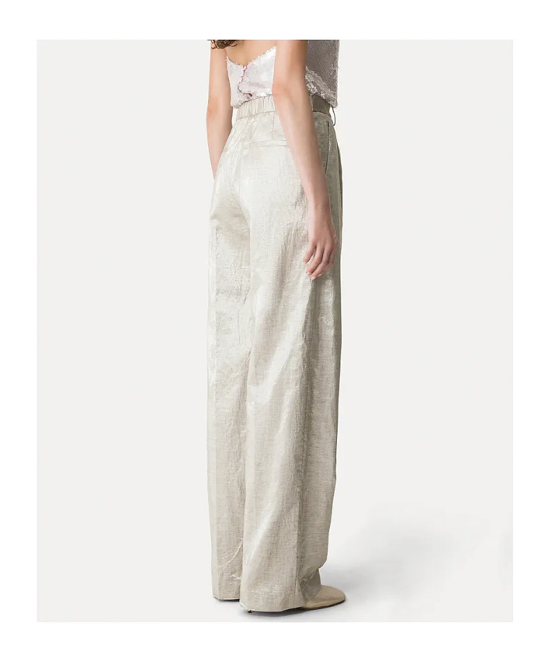 Forte Forte Tweed Lurex Flared Pants