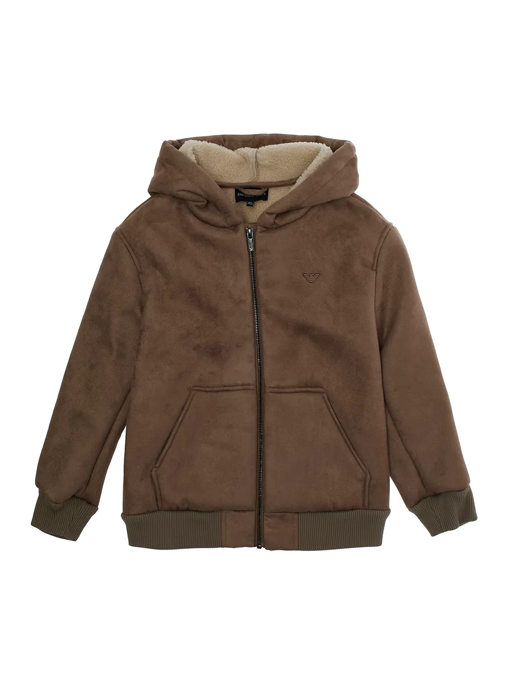 Emporio Armani Kids Long-Sleeved Zip-Up Hoodie