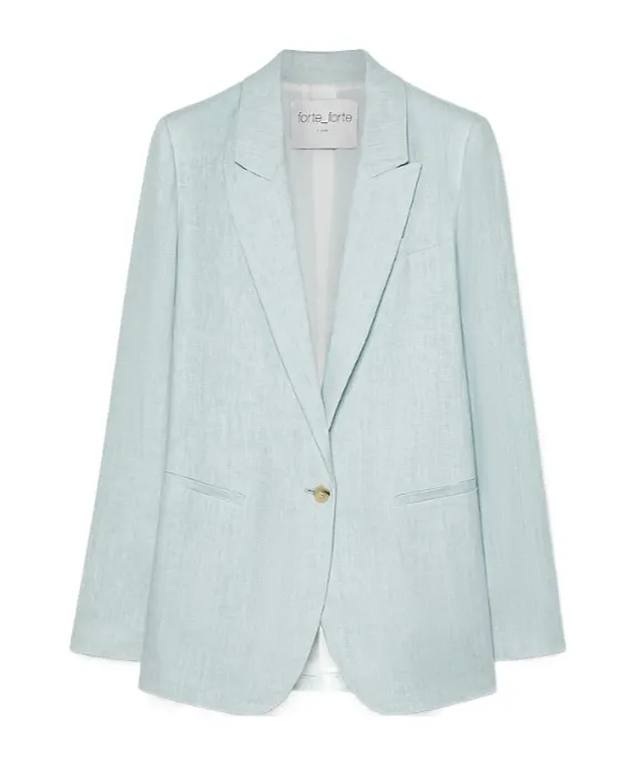 Notched Lapels Single-Breasted Blazer