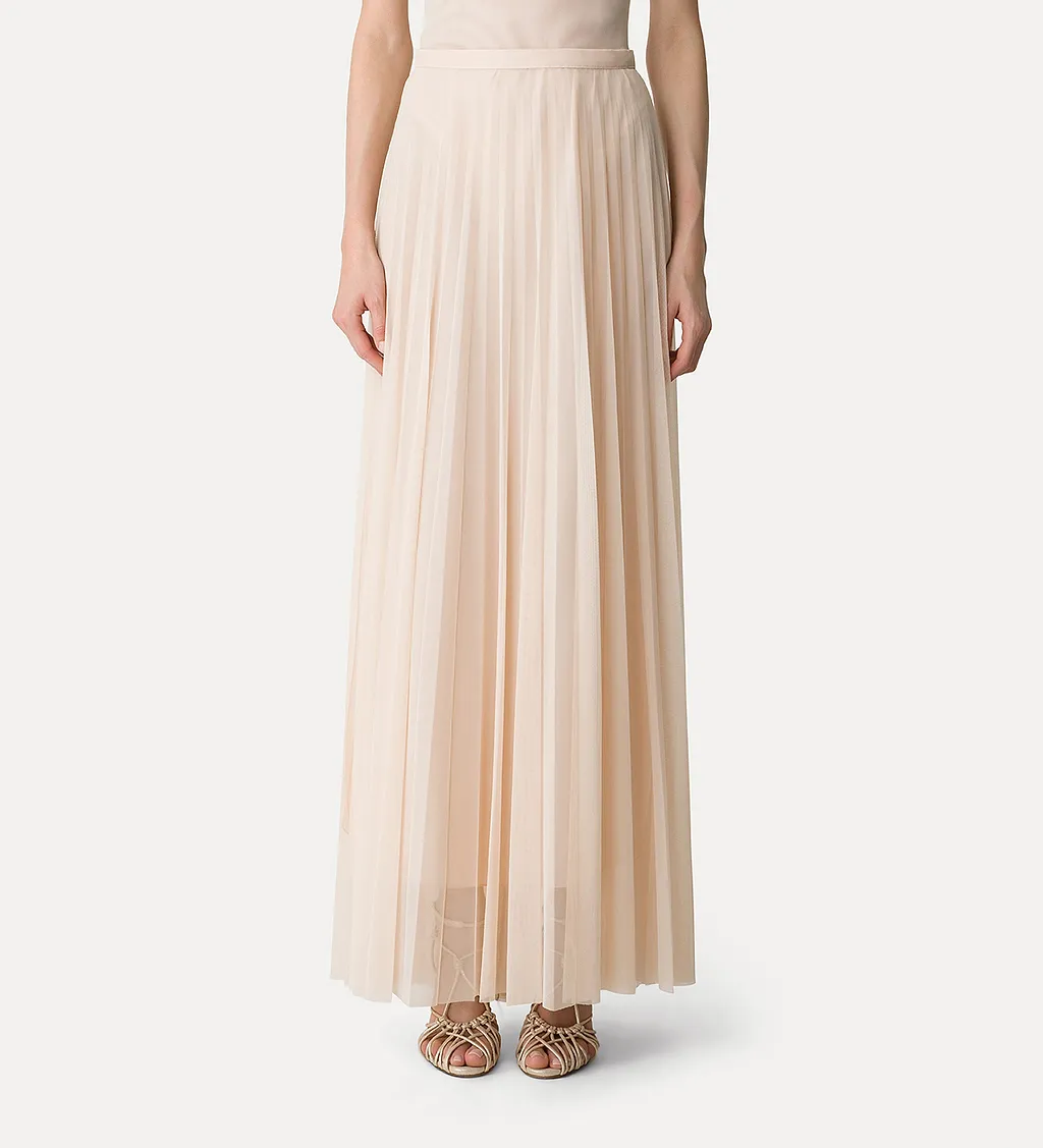 Pleated Midi Skirt