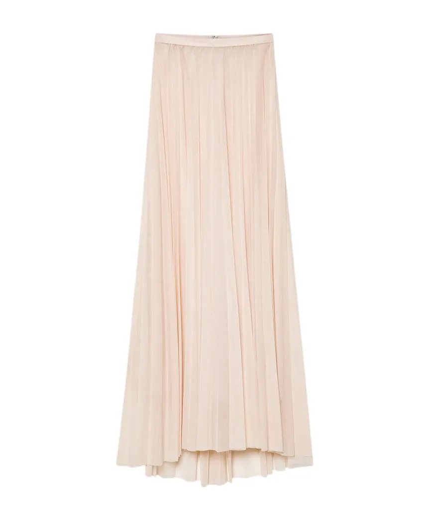 Pleated Midi Skirt