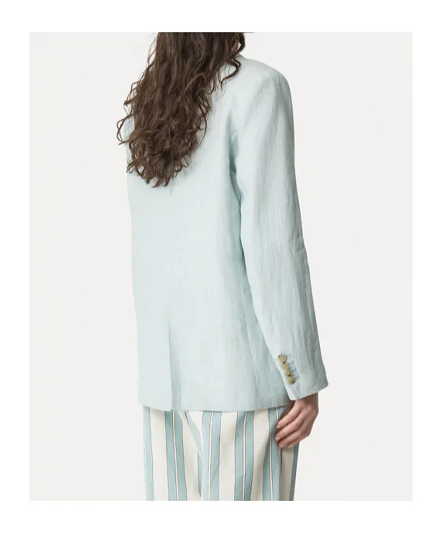 Notched Lapels Single-Breasted Blazer