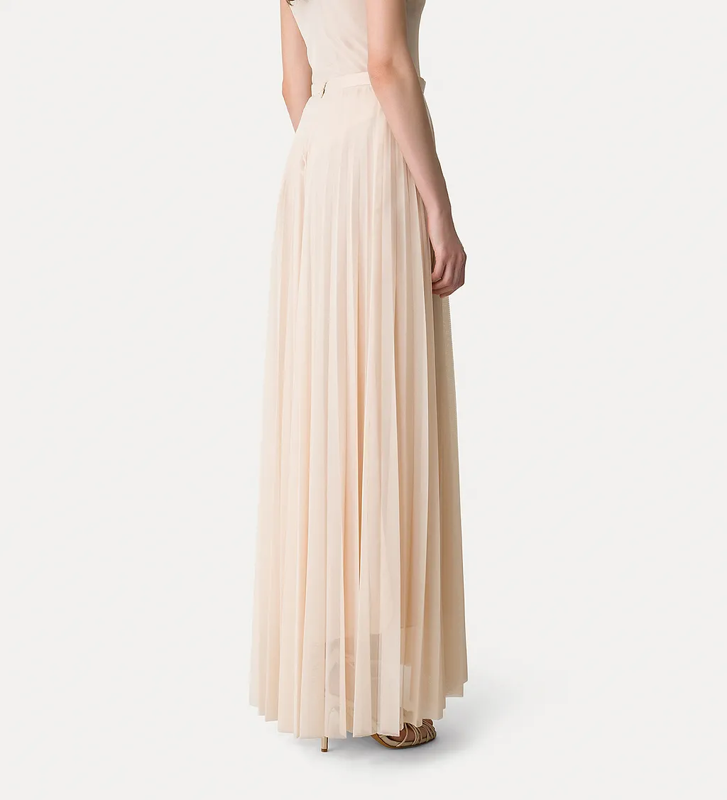 Pleated Midi Skirt