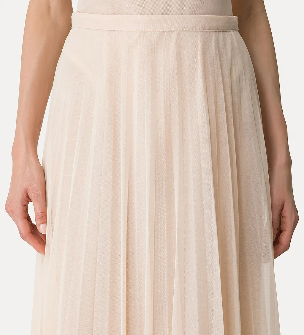 Pleated Midi Skirt