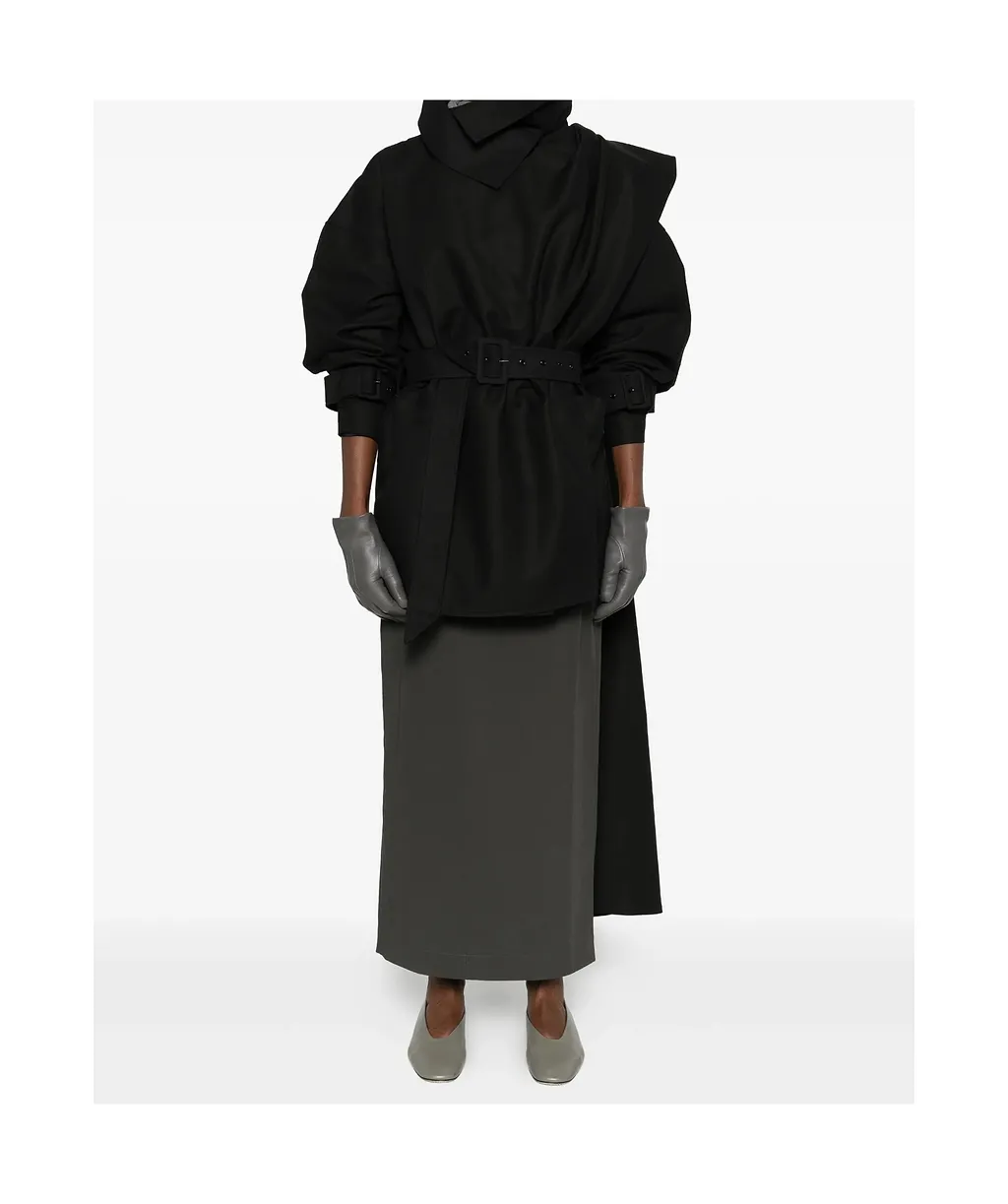 Entire Studios Mini Scarfcoat Belted Jacket