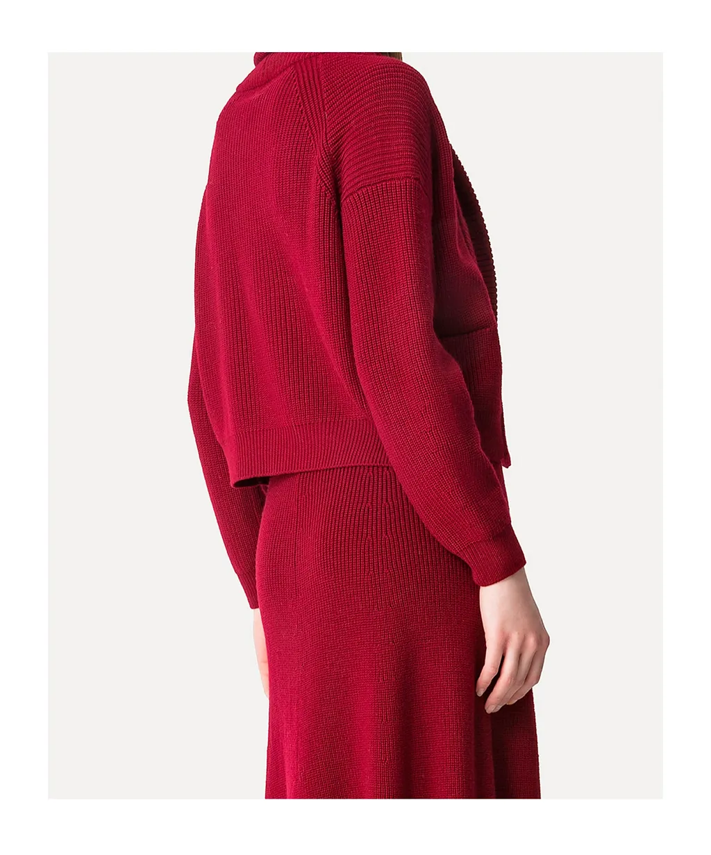 Shawl–Collar Cardigan In Merino Wool