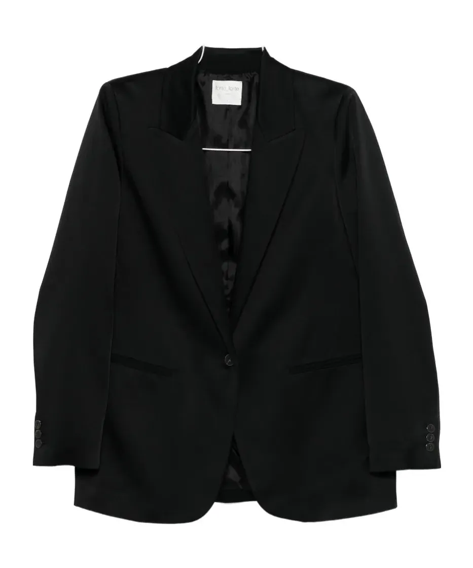 Single-Breasted Notched Jacket