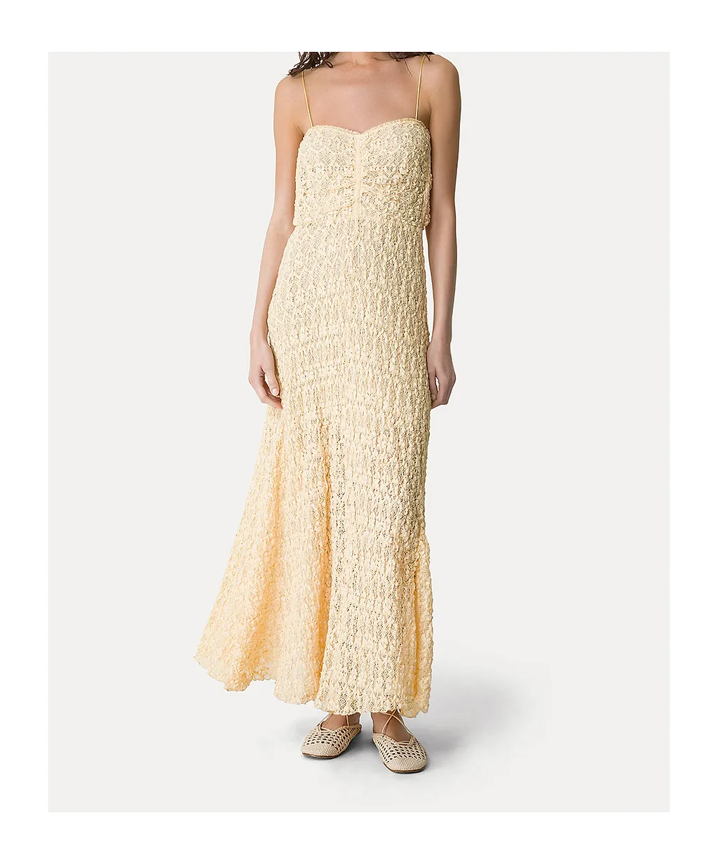 Ruffled Slip Dress