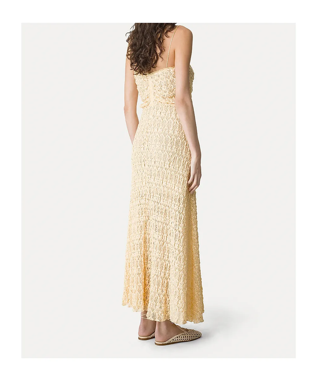 Ruffled Slip Dress