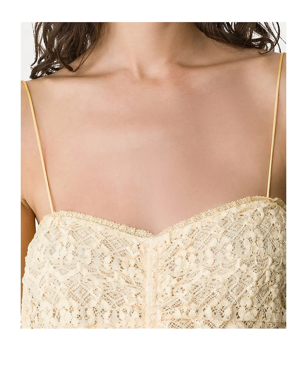 Ruffled Slip Dress