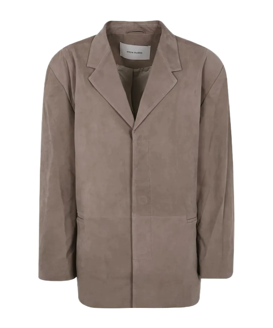 Single Breasted Leather Jacket