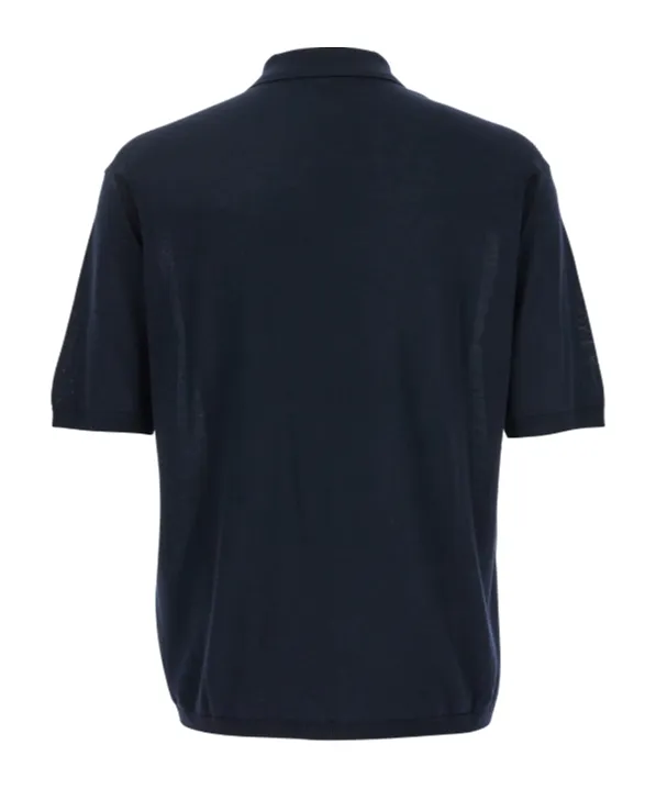 Emporio Armani Logo Embroidered Polo Shirt