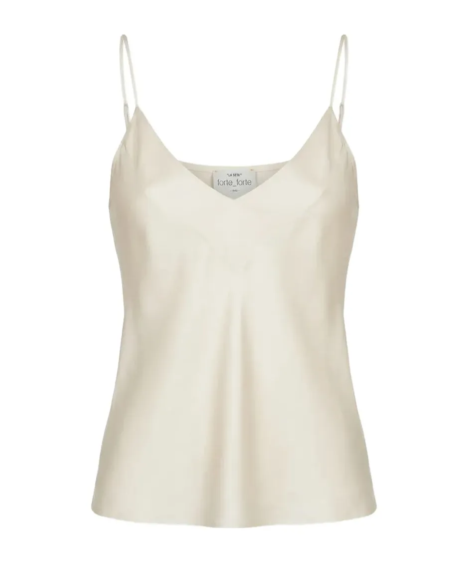 V-Neck Silk Top
