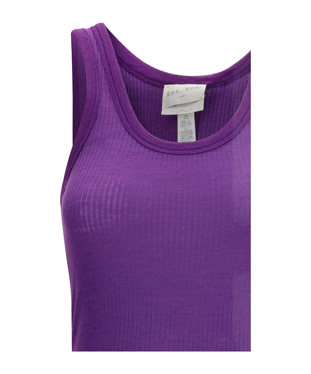 Ribbed U-Neck Top