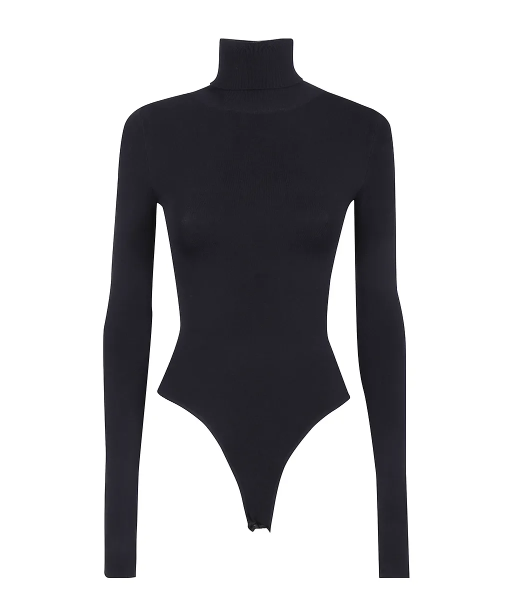 Turtleneck Long-Sleeve Bodysuit