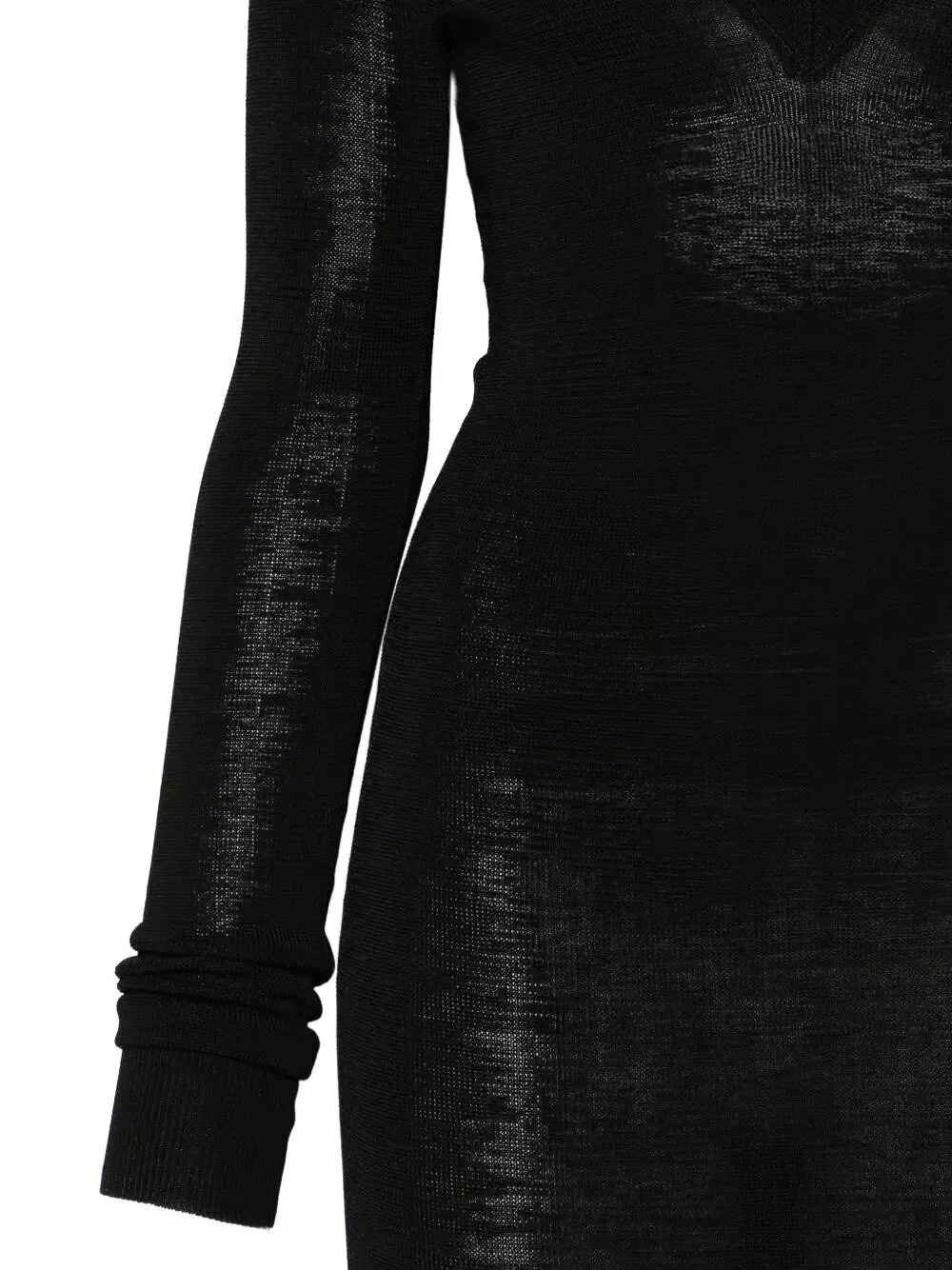 Entire Studios Long Sleeve V-Neck Knitted Dress
