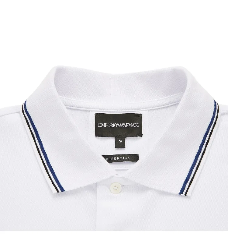 Emporio Armani Logo Printed Short Sleeved Polo Shirt