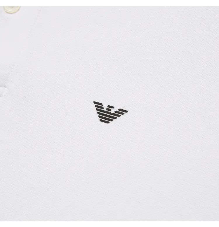 Emporio Armani Logo Printed Short Sleeved Polo Shirt