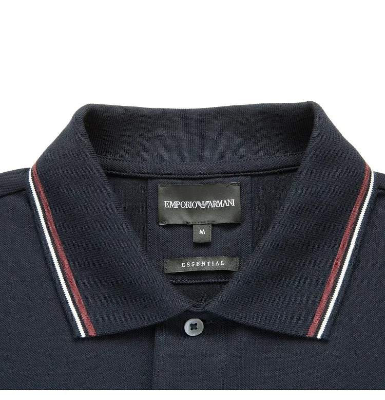 Emporio Armani Logo Printed Short Sleeved Polo Shirt