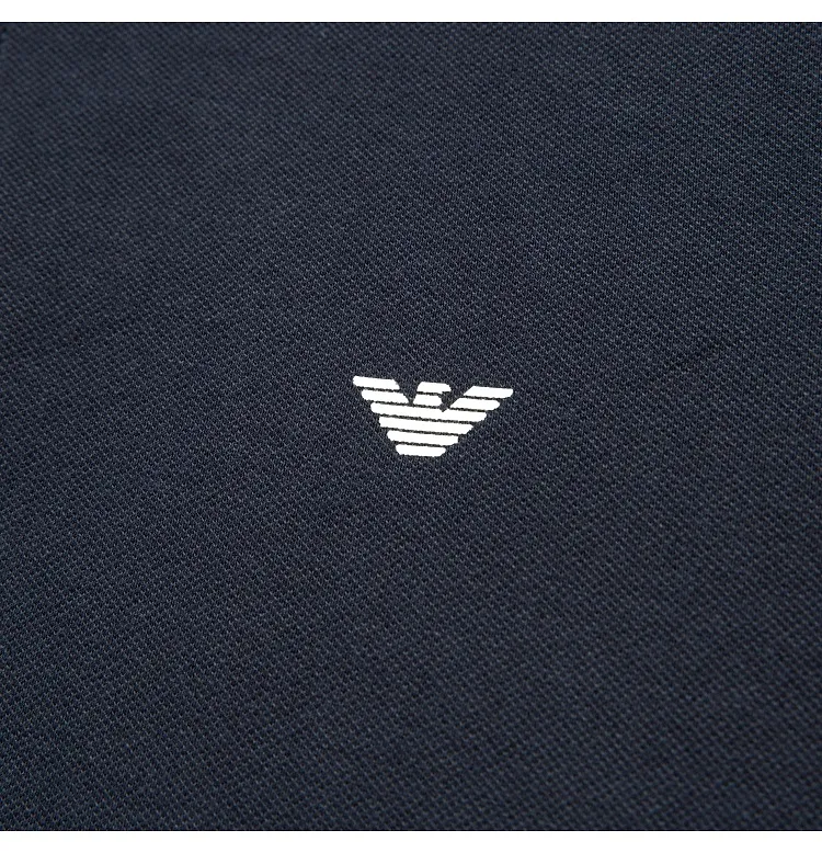 Emporio Armani Logo Printed Short Sleeved Polo Shirt