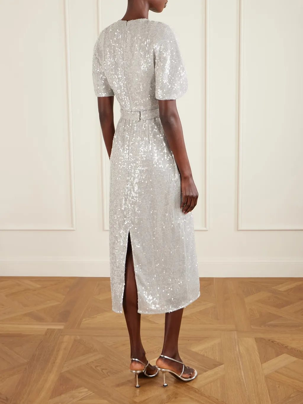Sequined Midi Dress