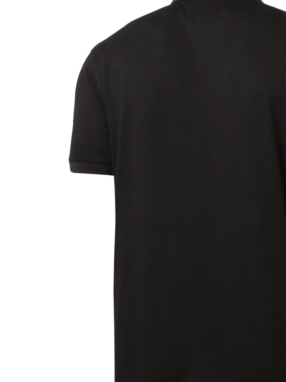 Emporio Armani Micro Eagle Mercerised Pique Polo Shirt