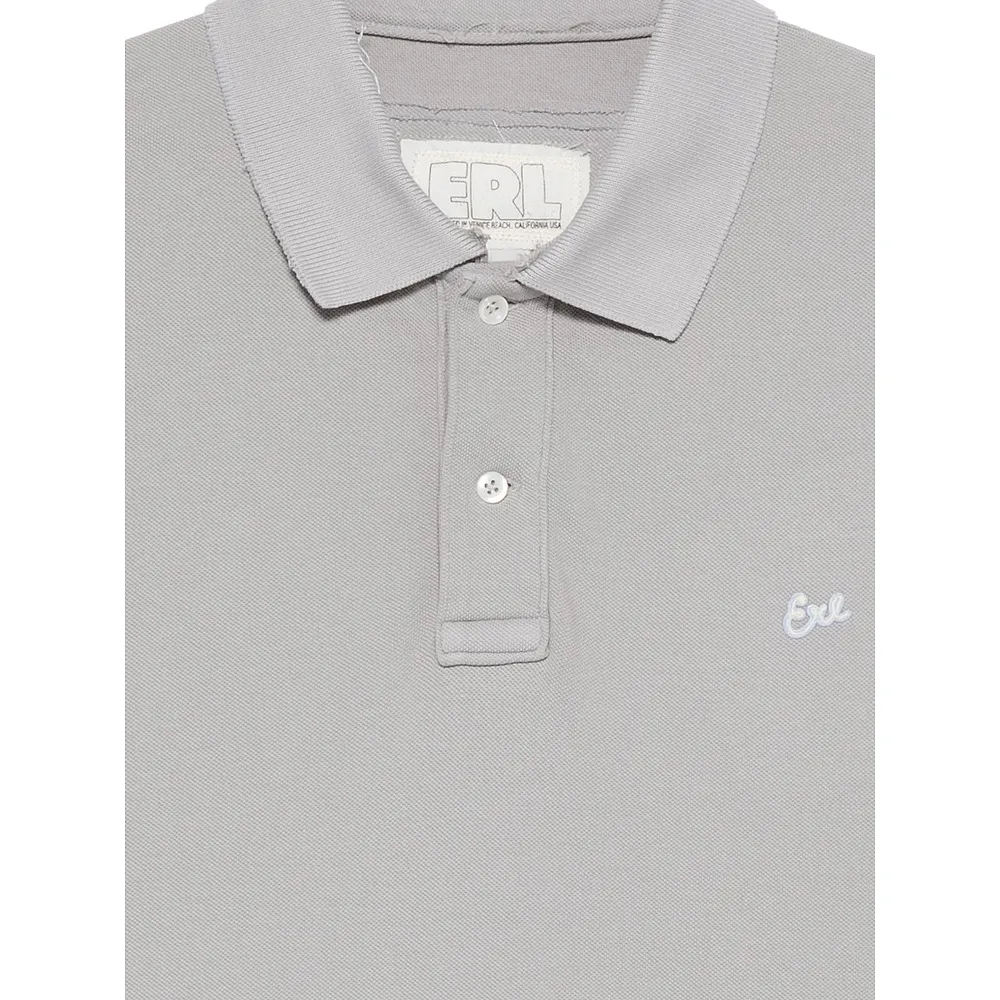Erl Logo Piqué Polo Shirt