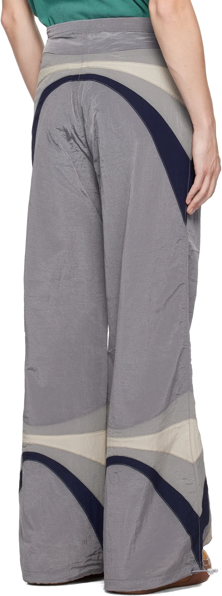 Erl Patterned Wide-Leg Pants